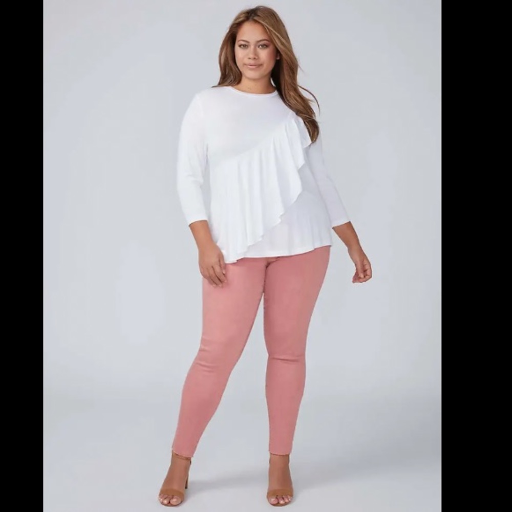🔥LANE BRYANT Tummy Control Ankle Skinny Jeans NWT